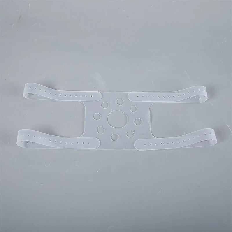 General Mask Silicone Harness with,CPAP Head Band Adjustable Elastic Fixed Strap