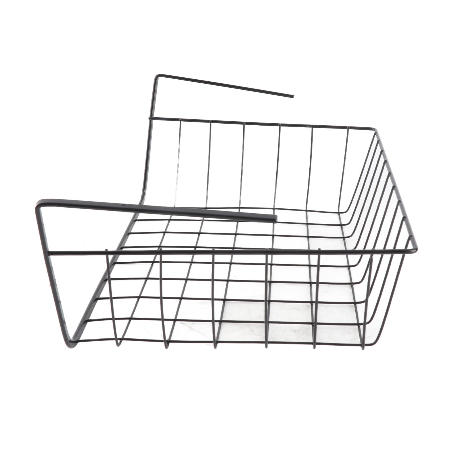 ya 25  M Black Under Shelf Storage Basket Multipurpose All Metal Under Shelf Wire