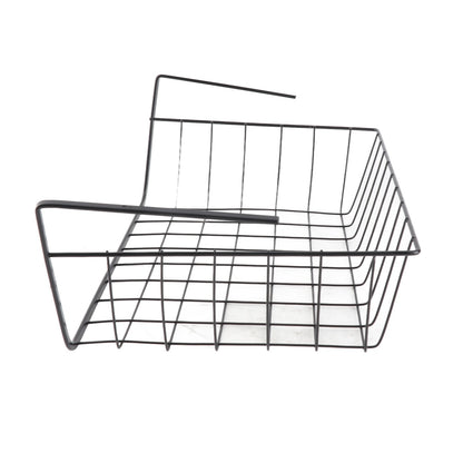 ya 25  M Black Under Shelf Storage Basket Multipurpose All Metal Under Shelf Wire