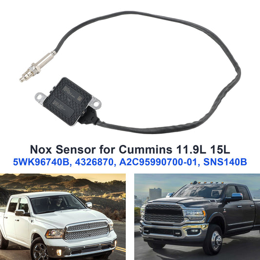 ya 1 8.5.2 NEW 1¡Á NOX Nitrogen Oxide Sensor Inlet 4326870 For 13-18 11.9L 15L ISX