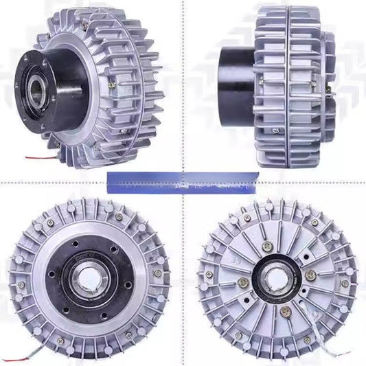 Hollow Powder Clutch Brake Housing Rotary Inflatable Shaft Tension Controller