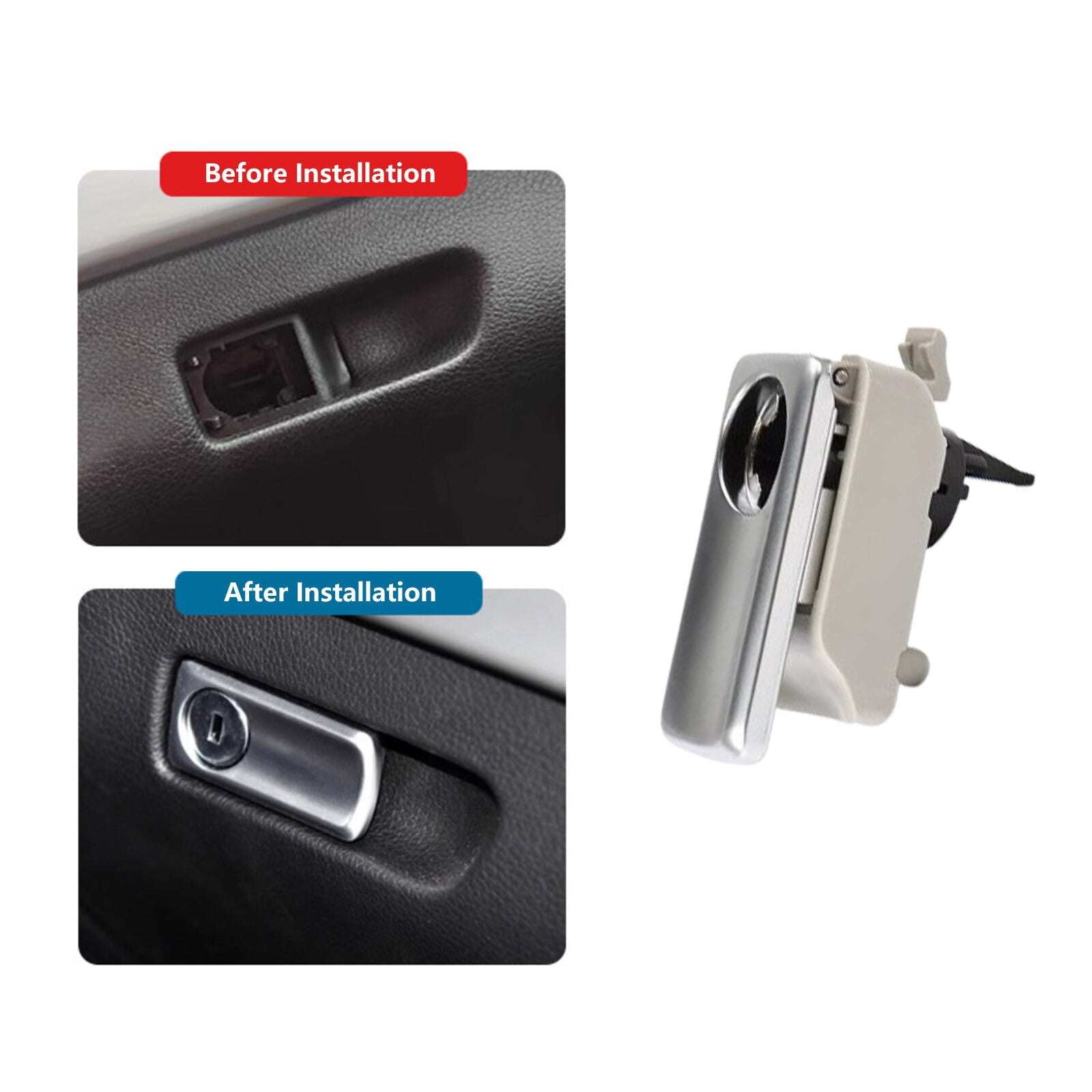 ya 5 8.7 Grey Color Car Passenger Glove Box Lock Latch Part for for benz ML GL 2012-2015 XR6
