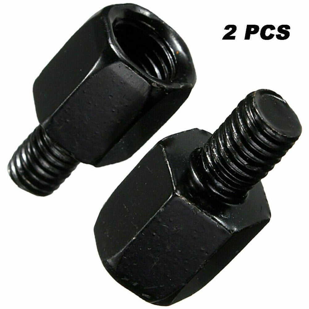ya 3 6.25 Mirror Black 10mm-Motorcycle Wing Male To 8mm Female Alu for Minium Adaptor-M10 New