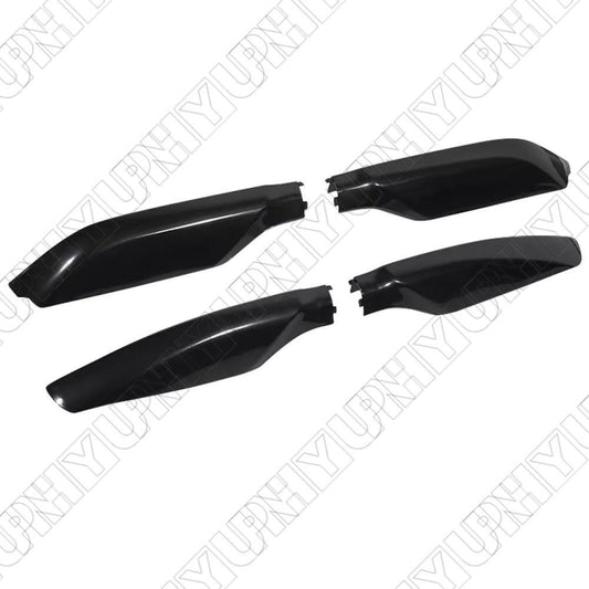 ya 6 6.13.3 4Pcs Car Roof Rack Rail End Cover Cap Black for Toyota Prado 2010 2011 2012-2018