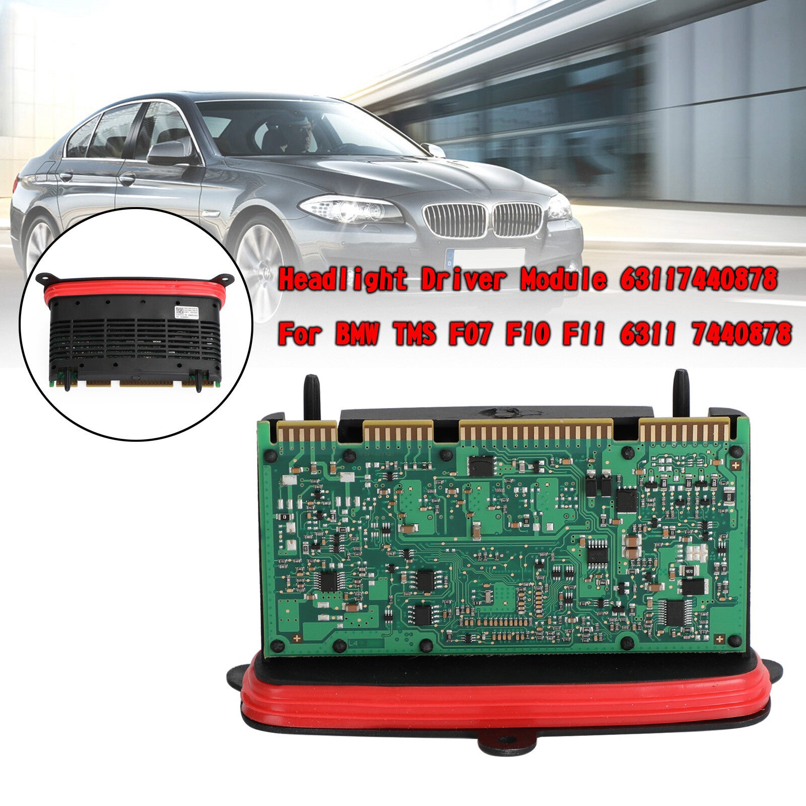 ya 1 8.12 baidi Driver Light Bulb Control Unit Module For 5 F18 F10 F11 63117440878
