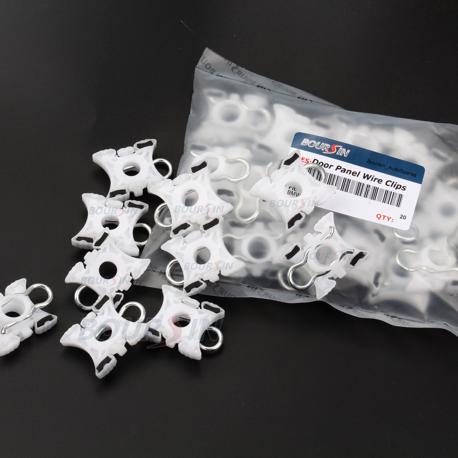 ya 1 6.30 20 Pcs Window Regulator Sliding Pivot Clips fit for BMW E32 E34 E36 Z4 51321938884