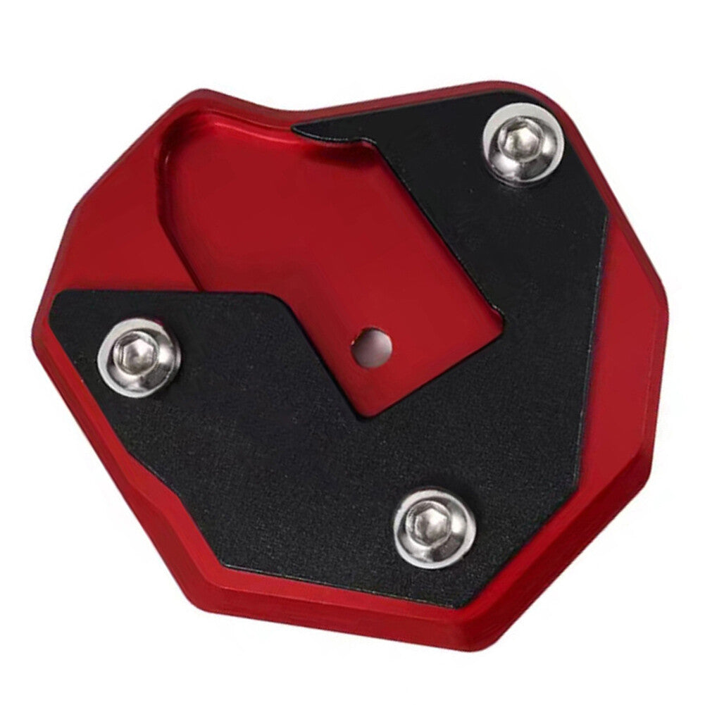 ya 4 6.17 Side Stand Enlarge Kickstand Pad Red for Suzuki HAYABUSA GSX1300R 2008-2021