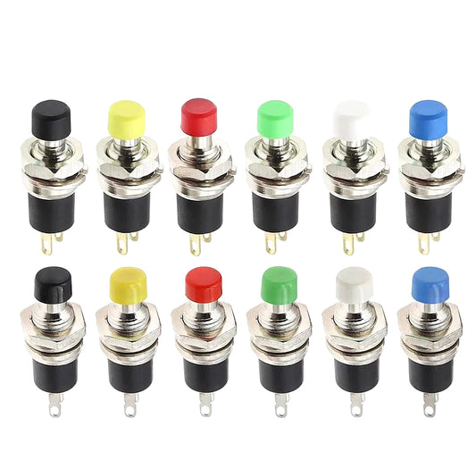 Off-(On) Miniature Momentary Push to Make Button Switch Mini SPST