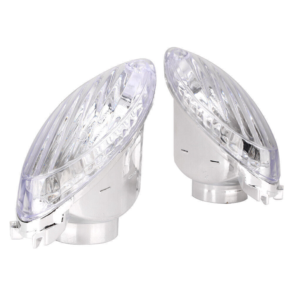 ya 5 6.16.2 2pcs Clear Turn Signals Light Indicators Lens Fit for Suzuki Hayabusa GSXR1300 08-10