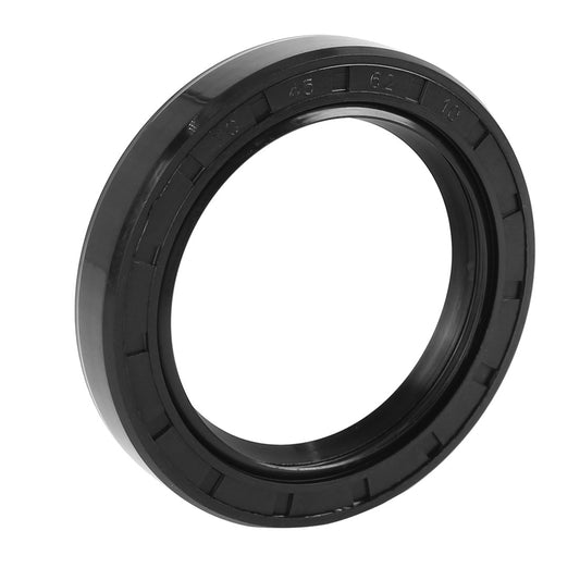 ya 2 6.27 45mm x 62mm x 10mm Black Rubber Cover Double Lip TC Oil Shaft Seal