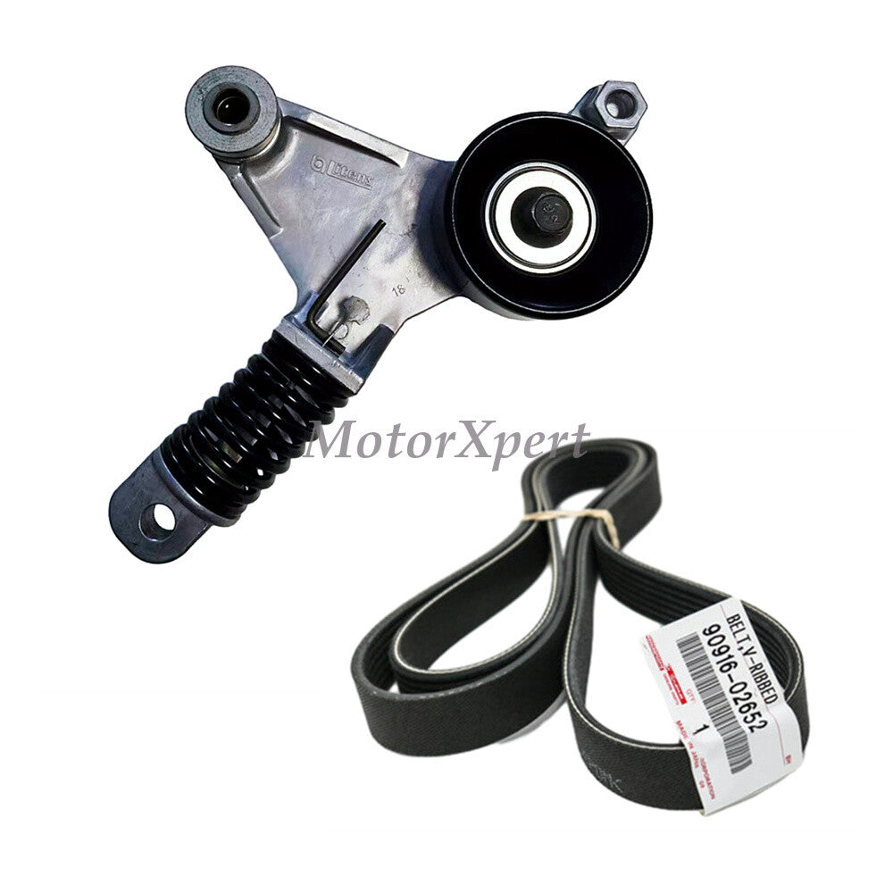 ya 3 6.24 for Toyota Camry for RAV4 Matrix 2.4L 2007-2009 OE Litens Tensioner Assembly & Belt
