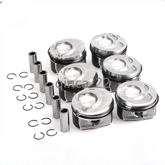 ya 3 6.25.2 6-Piece Engine Piston Ring Set for Porsche for Cayenne for VW for Passat for Audi Q7 VR6 3.6L FSI