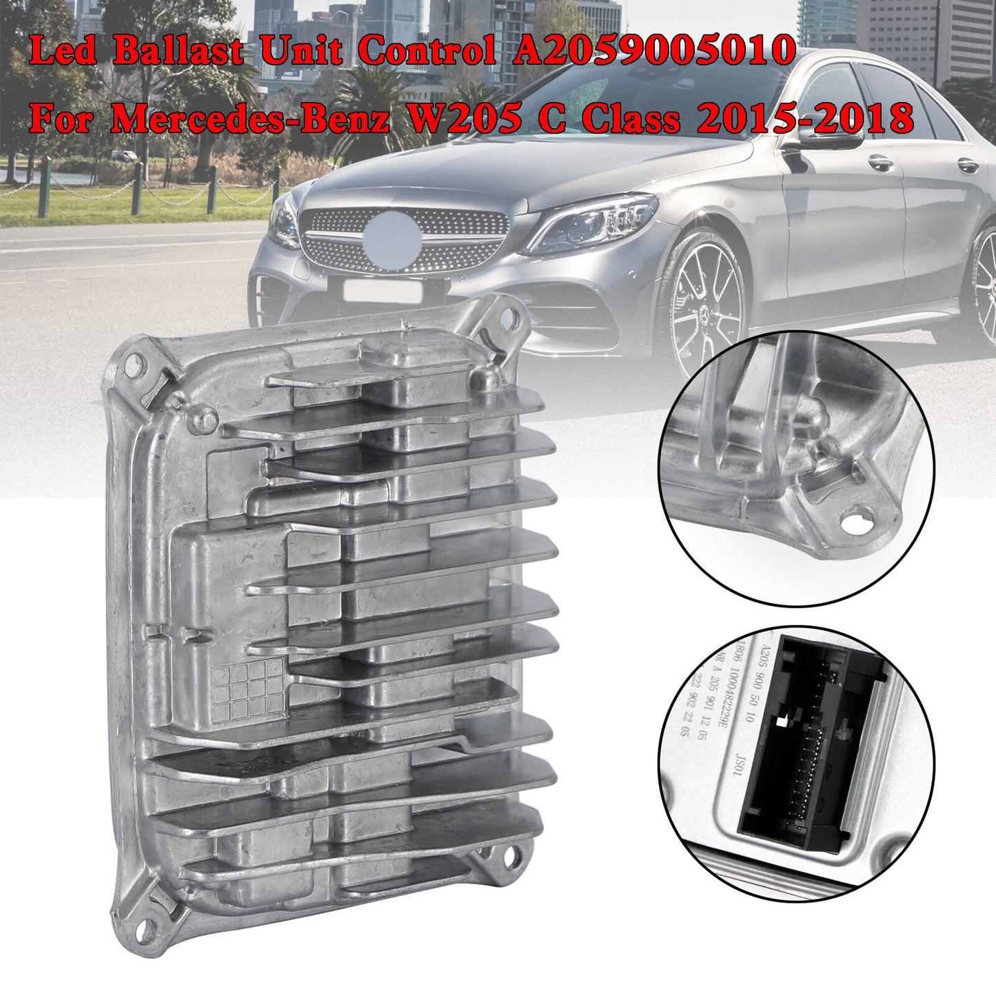 ya 1 8.5.1 Led Ballast Unit Control A2059005010 For W205 C Class 2015-2018+