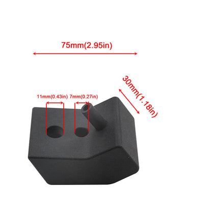 ya 5 8.7 4x Front for SEAT 1-1/4 Riser for SEAT Spacing Jack Lift Kit Fits 05 for Toyota Tacoma Blk