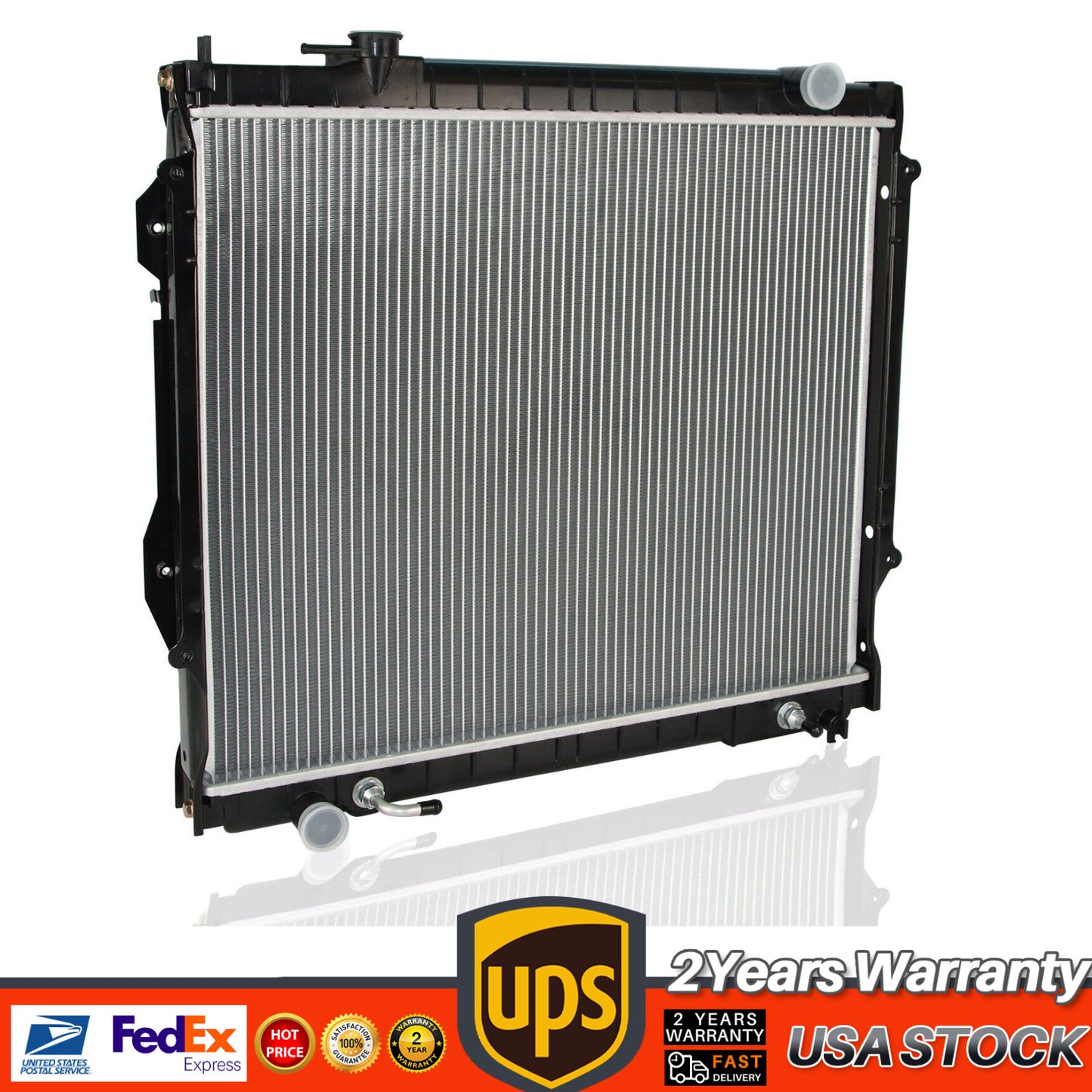 ya 27 7.20 1774 Radiator for 1995-2003 2004 for Toyota Tacoma 2.4L 2.7L 3.4L - 20-3/4 in. Core