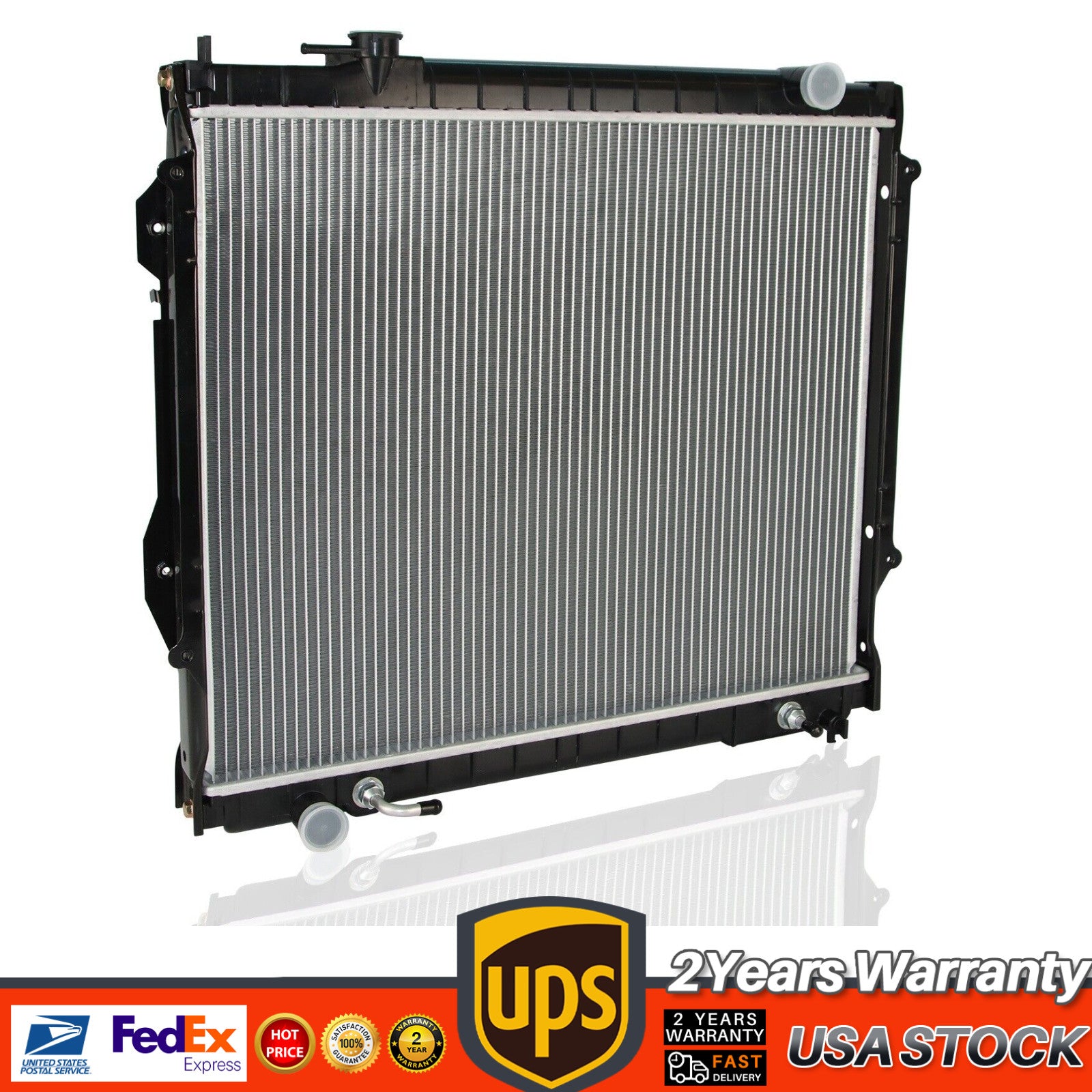 ya 27 7.20 1774 Radiator for 1995-2003 2004 for Toyota Tacoma 2.4L 2.7L 3.4L - 20-3/4 in. Core