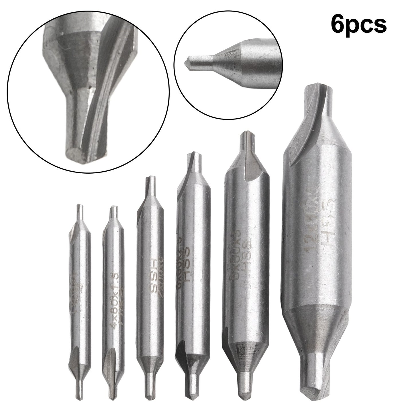 ya 25 Effective Center Drill Bits Set for Lathe Metalworking 6Pcs Kit for Use