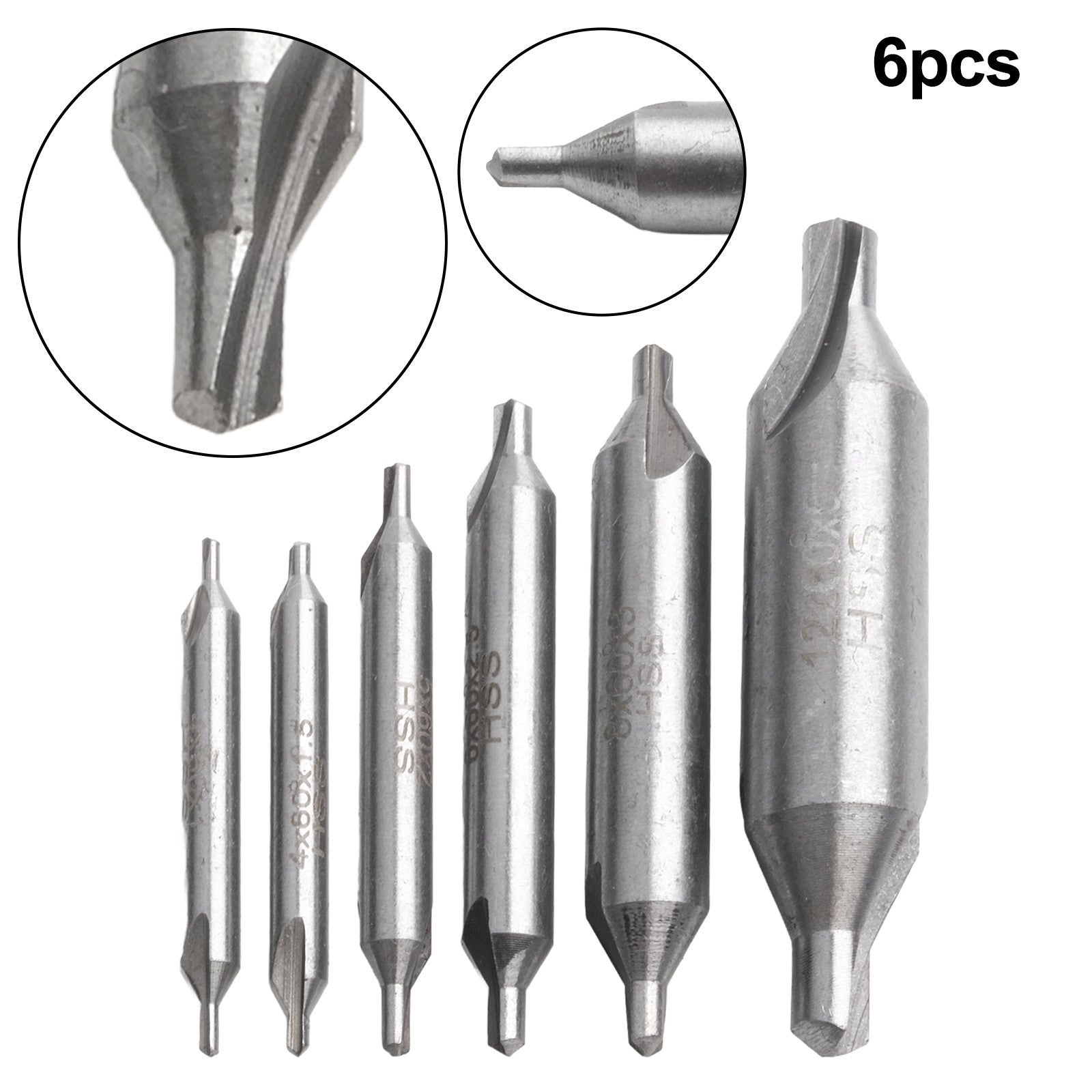 ya 25 Effective Center Drill Bits Set for Lathe Metalworking 6Pcs Kit for Use