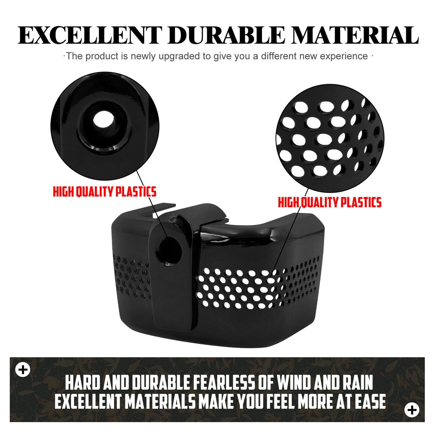 ya 5 8.7 Black ABS Plastic Coil Cover for Harley Softail Breakout Street Fat Bob 18-2024