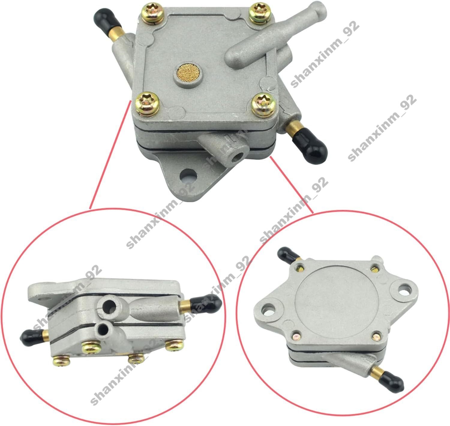 ya 5 8.7 Fuel Pump 72021-G01 for EZGO TXT Medalist for Golf Cart 4-Cycle 295CC 350CC 94-03