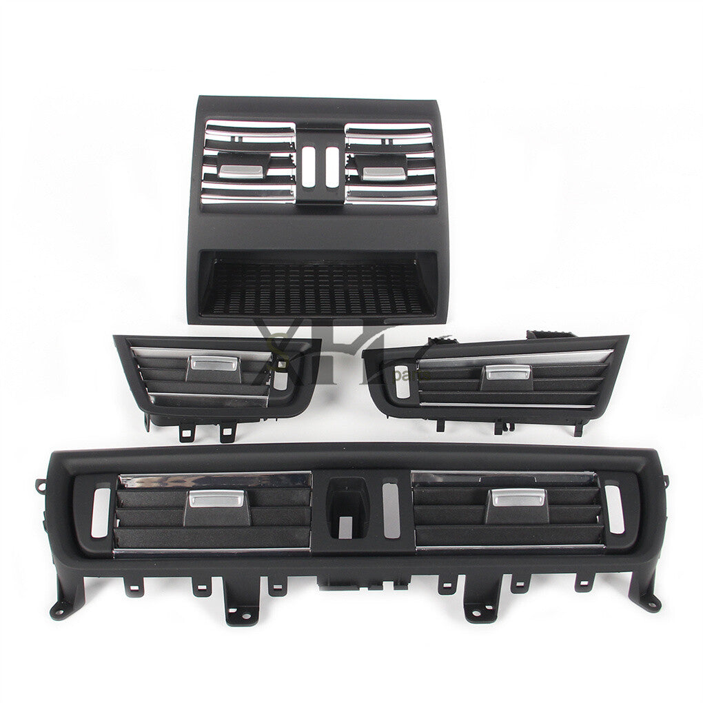 ya 9 6.5 4pcs Dash AC Air Outlet Vent Kit Fit for BMW 520i 525i 530i 5 Series