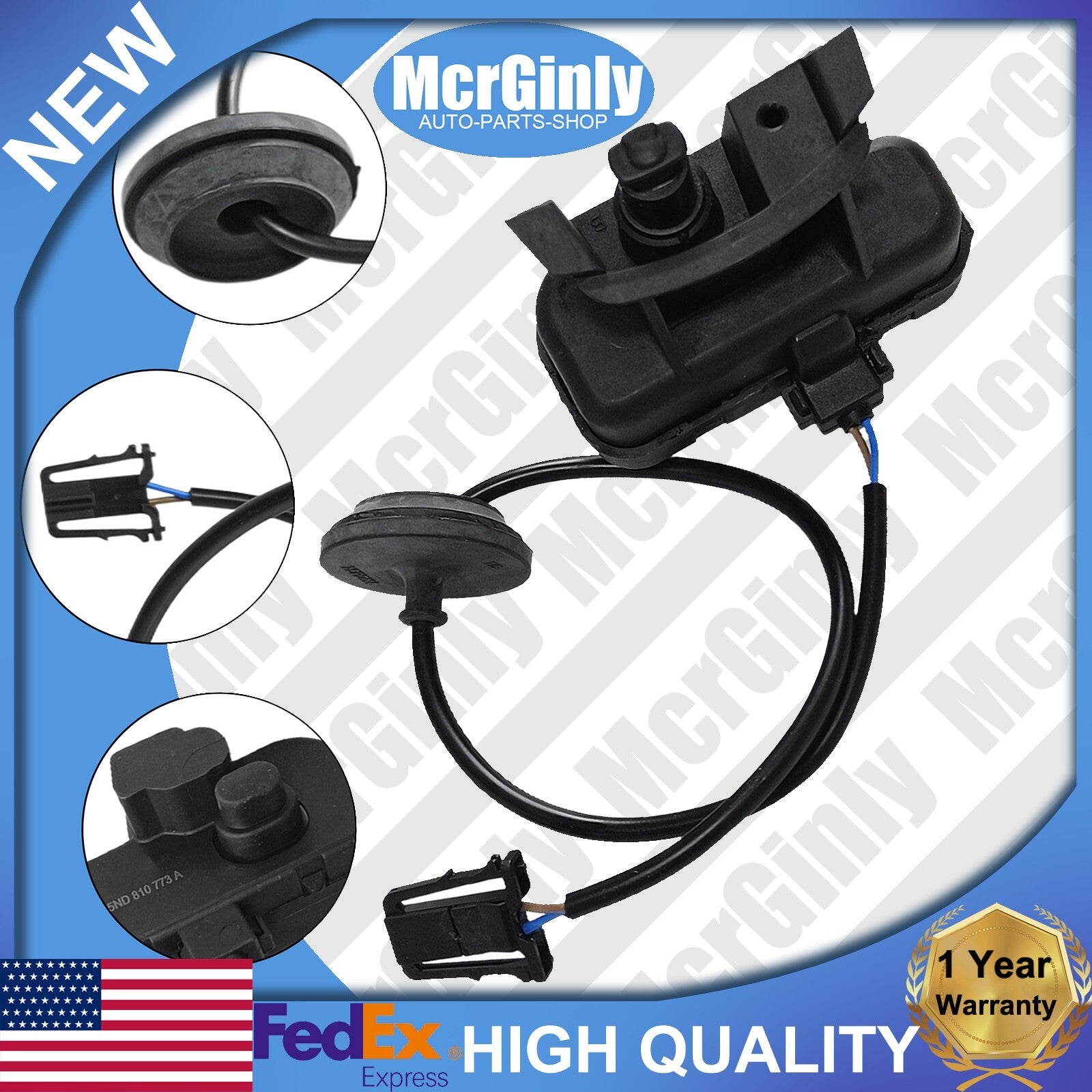 ya 11 6.8 for VW for Tiguan 2012 2011-2018 Fuel Filler Flap Release Lock Actuator 5ND810773A