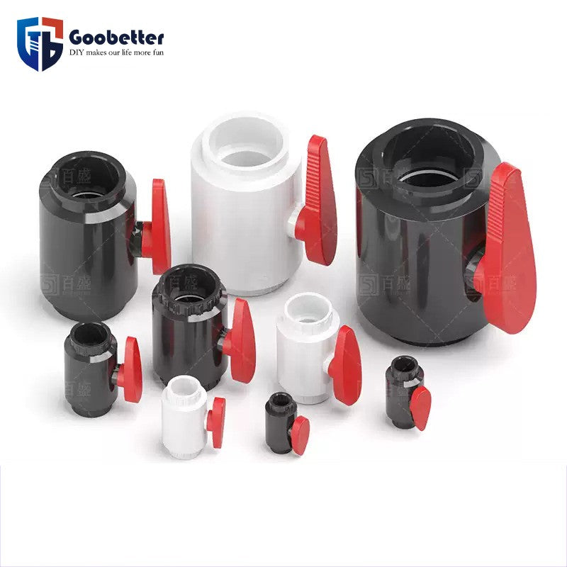 UPVC Ball Valve for Water Pipe/Aquarium - Plastic Shut Off Valve 20 25 32-110mm