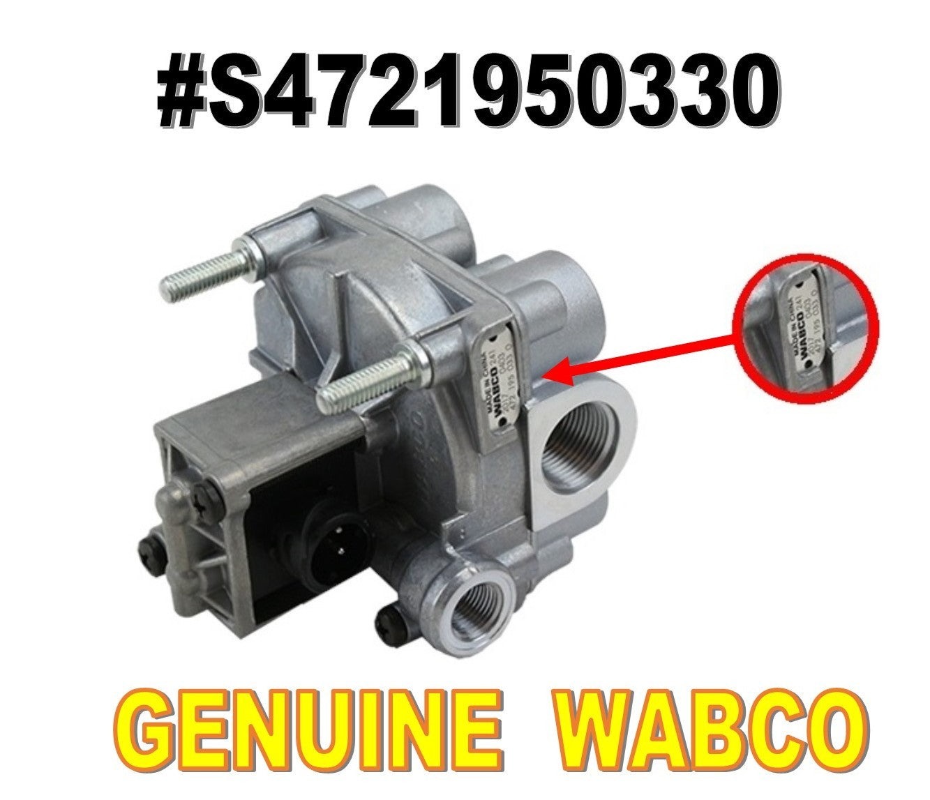 Wabco ABS Trailer Modulation Valve - S4721950330