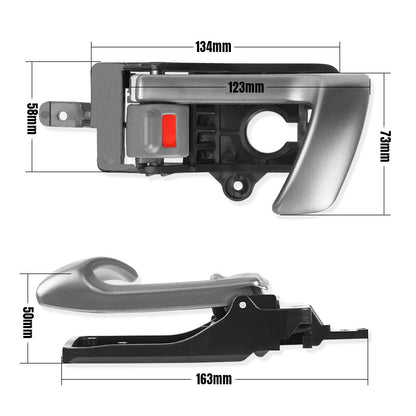 ya 5 8.7 for Hyundai Santa Fe Right Left Interior Inner Door Handle 07-12 82610-2B010-1D