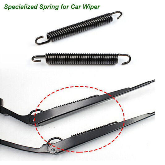 Car Wiper Spring Expansion Tension Springs Black Steel Wire Diameter 2.8mm 2.2mm