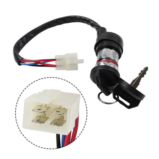 ya 27 7.2 Ignition Switch Lock 4 Wires For Linhai 250cc 260cc 300cc 400cc ATV With 2 Keys