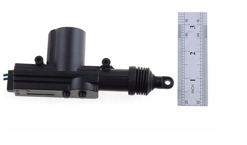 ya 5 8.7 Black DC12V Car Heavy Duty Power Door Lock Actuator Motor 2 Wire Alarms Security