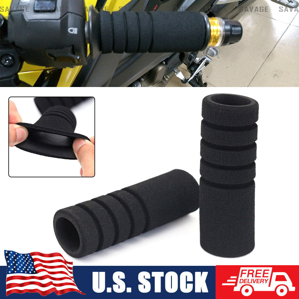 ya 6 6.13.2 Anti-slip Handlebar Hand Grips Sponge Cover 22mm 7/8'' Universal
