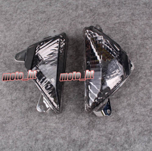 ya 5 6.16.2 Fit for Kawasaki 2013 2014 ZX-6R ZX636 Clear Motor Front Turn Signal Lenses Cover