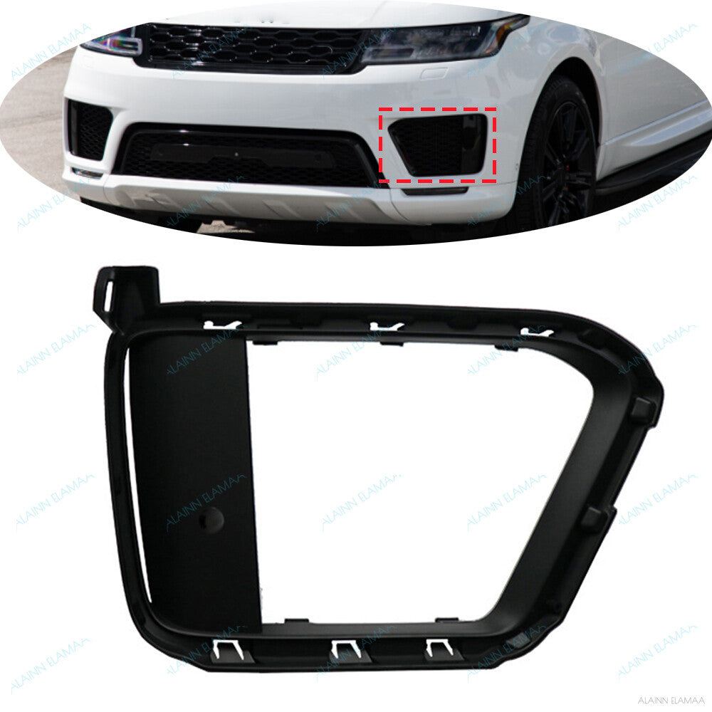 ya 27 6.18 Front Bumper Vent Cover Frame Grille r for Range Rover Sport L494 2018-2021,LH