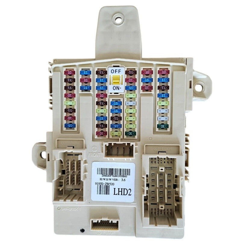 ya 5 8.7 for Hyundai Santa Fe Cabin Junction Fuse Box Module 91950-2W520 2013