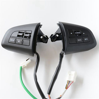 ya 5 8.7 Multi-Function Steering Wheel Switch Control Buttons Black for Mazda 3 5 CX-5/7