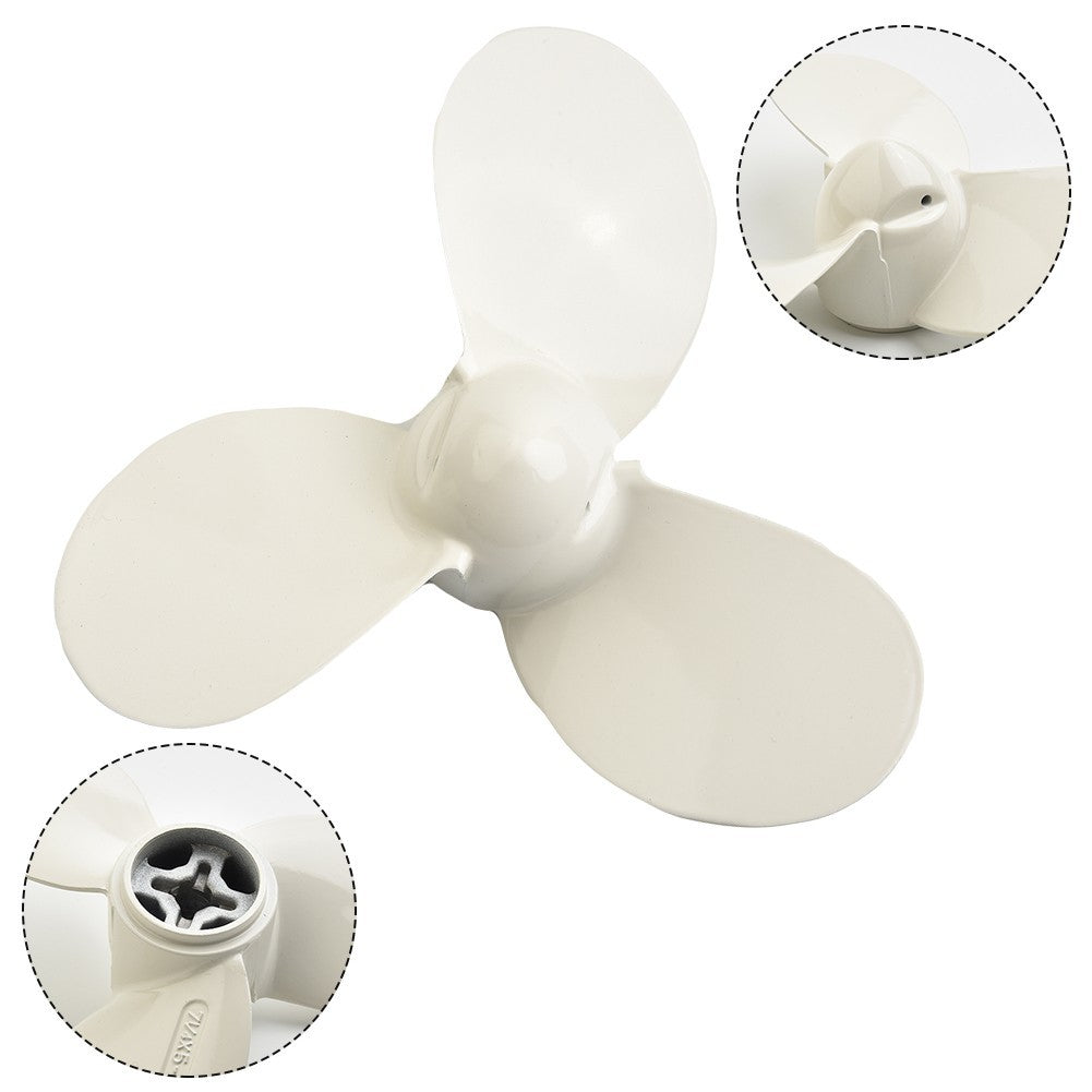 ya 1 7.7 3 Leaves Aluminum Boat Outboard Pr for Opeller 7 1/4X5-A For Marine Motor 2.0HP 2HP