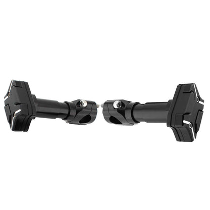 ya 5 8.7 Universal Modified Engine Guard Crash Bar F for Ram e Protector 22mm-30mm Pair Black