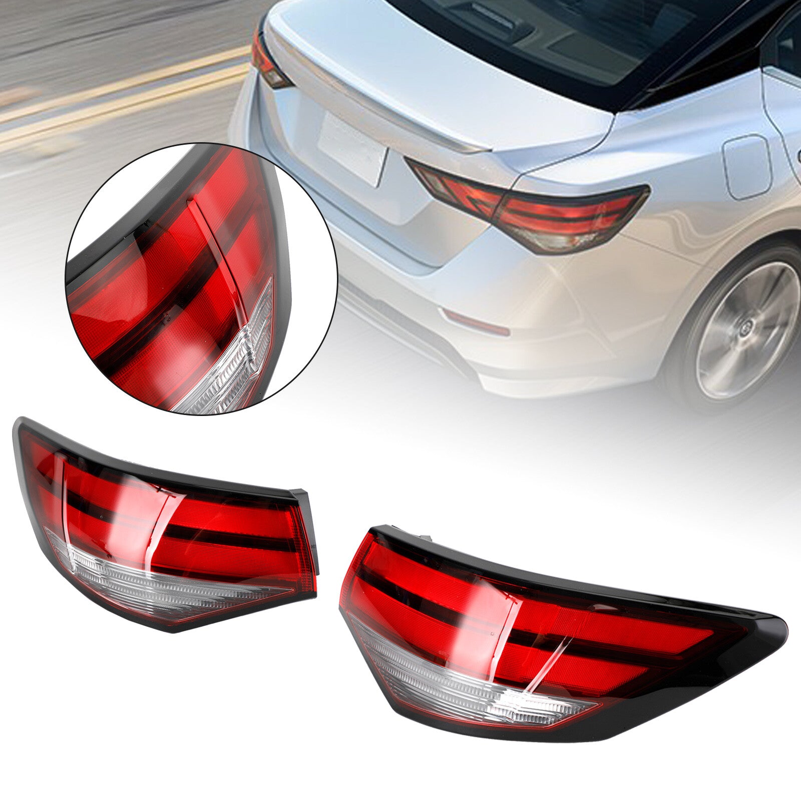 ya 1 8.5.2 Left+Right Tail Light Lamp For Sentra 2020-2022 P1
