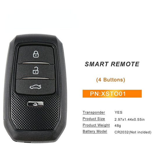 ya 10 5.28 XSTO01 Universal for Smart Key XM38 for Smart Remote Key Suitable for Toyota