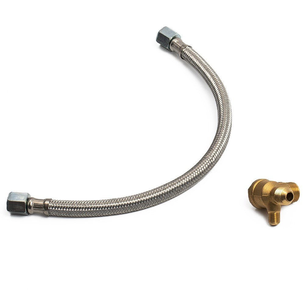 ya 14 2PCS/set 350mm Air Compressor Pump Hose Connecting High Quality Aluminum Tube