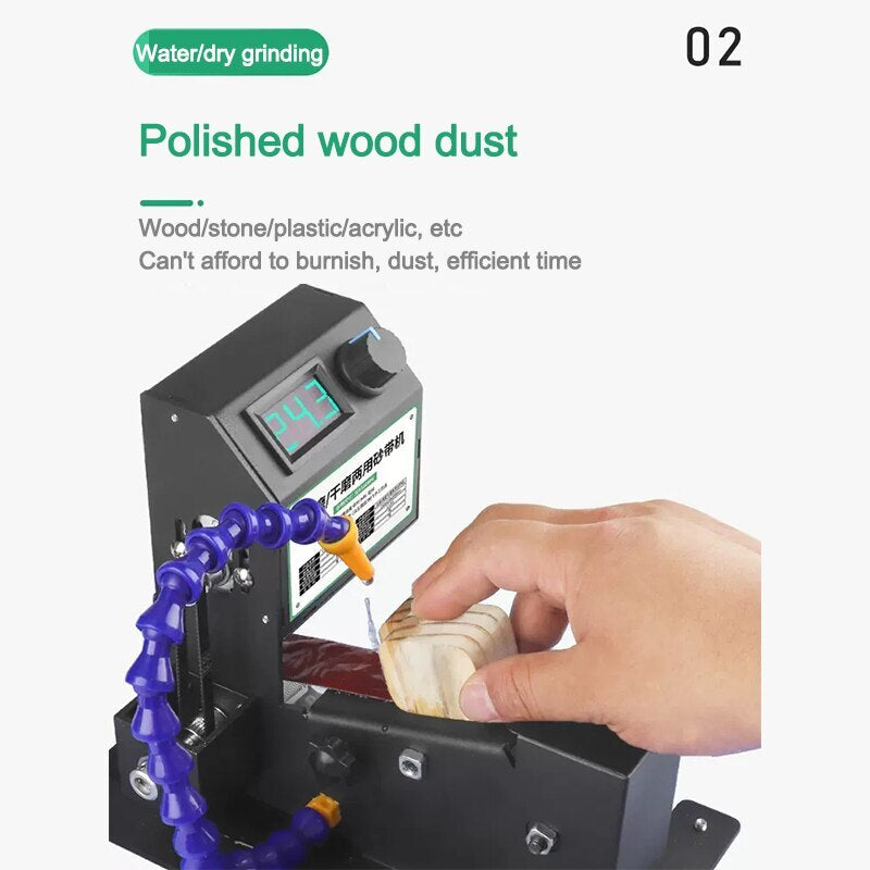 ya 17 795 Household ature Water Abrasive Belt Machine Stepless Speed 1 Set