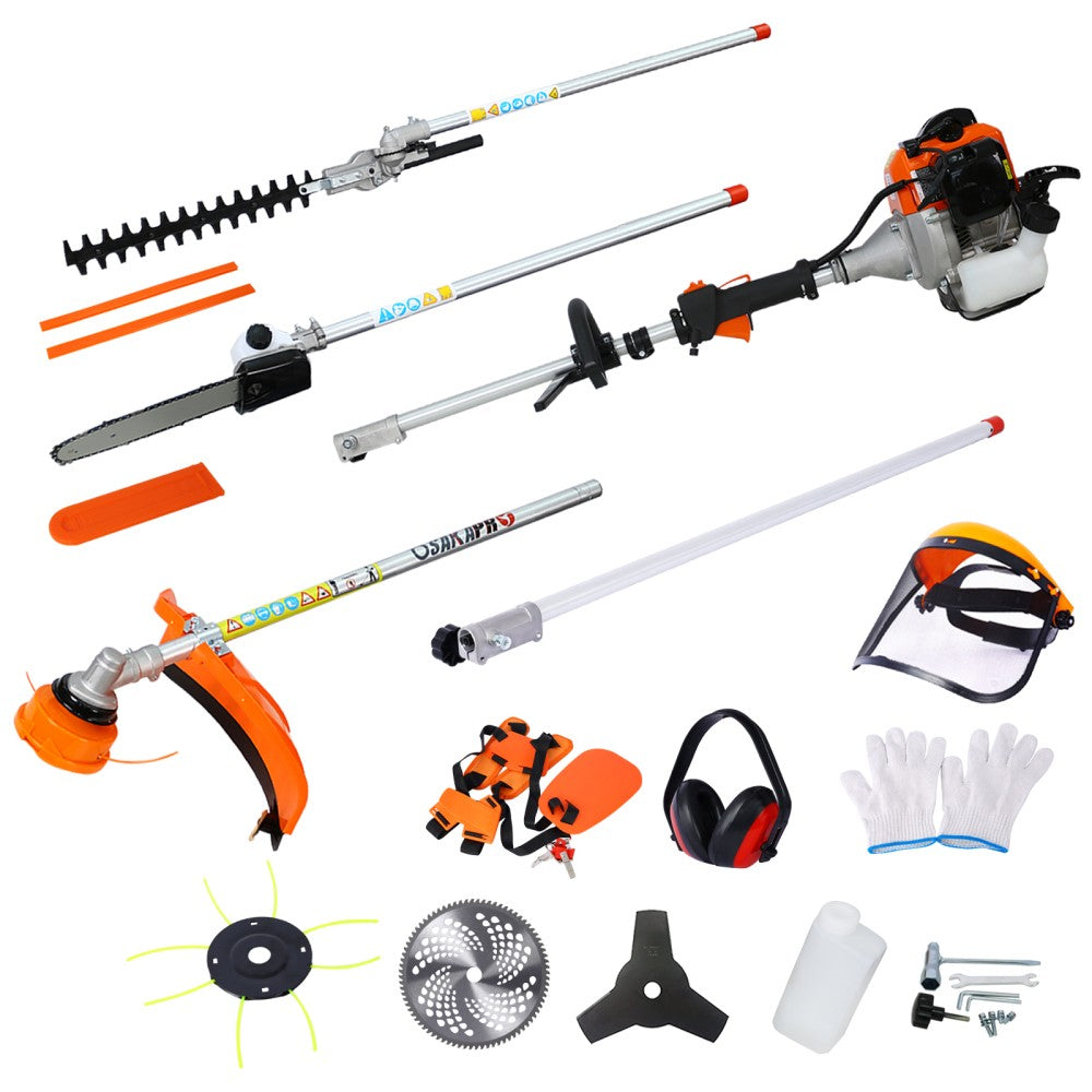ya 28 10 in 1 Multi-Functional Trimming Tool, 52CC 2-Cycle EPA ,with Gas Pole Saw
