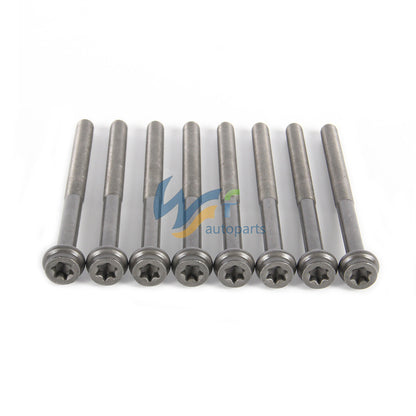 ya 5 8.7 2.8L/3.2L 8-Piece Cylinder Head Bolt Kit for Mercedes-benz C280 C320 ML350