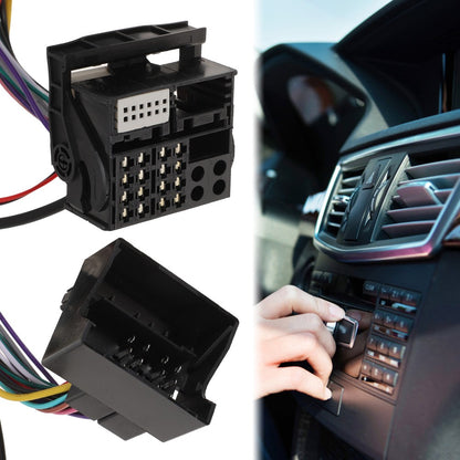 ya 5 8.7 AUX Music for Audio Line Car Amplifier Wiring Kits Stereo Harness Adapter