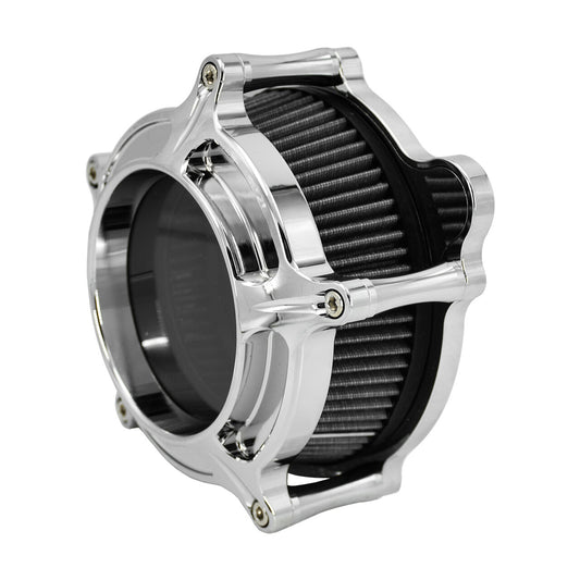 ya 8 5.26 Overt Air Filter Cleaner Grey Intake for Harley Touring Road Electra Glide 00-07