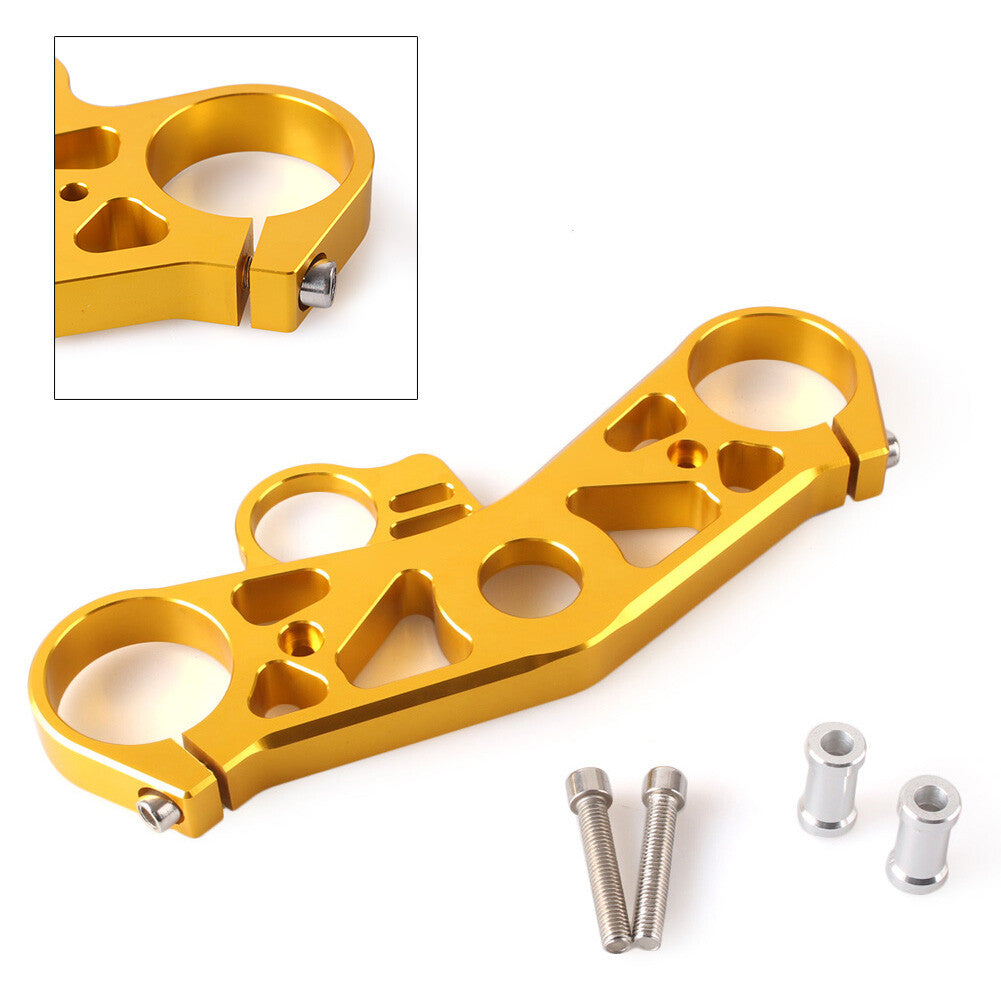 ya 5 8.7 Triple Tree Front End Upper Top Clamp Gold for Yamaha YZF R6 2008-2016 2009 2010
