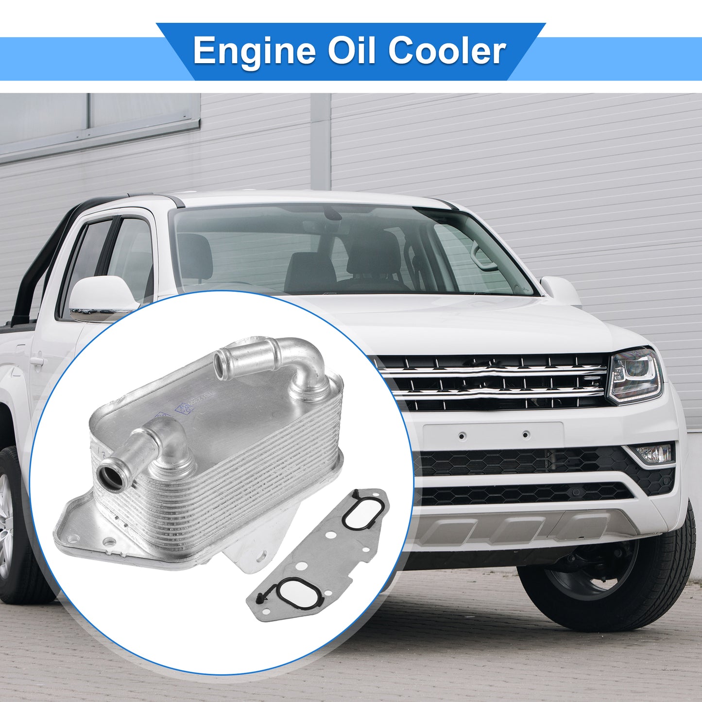 ya 5 8.7 Engine oil cooler with gasket 06E117021G suitable for Audi for A4 A5 A6 A7 for A8 for Q5 Q7 S4 S5