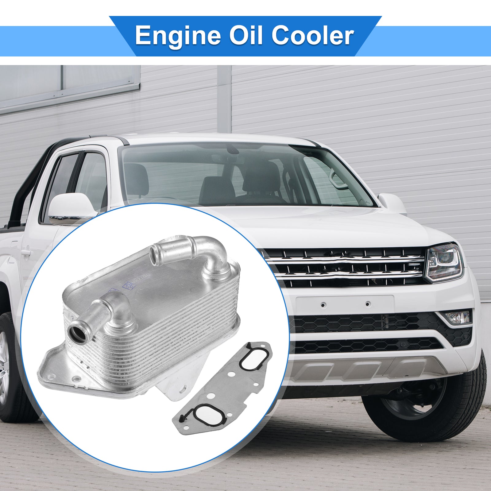 ya 5 8.7 Engine oil cooler with gasket 06E117021G suitable for Audi for A4 A5 A6 A7 for A8 for Q5 Q7 S4 S5